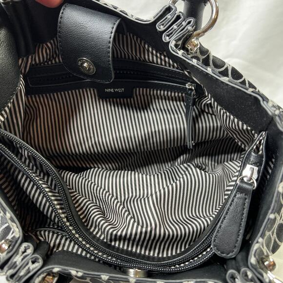 Nine West Black & White Shoulder Bag - Picture 9 of 10